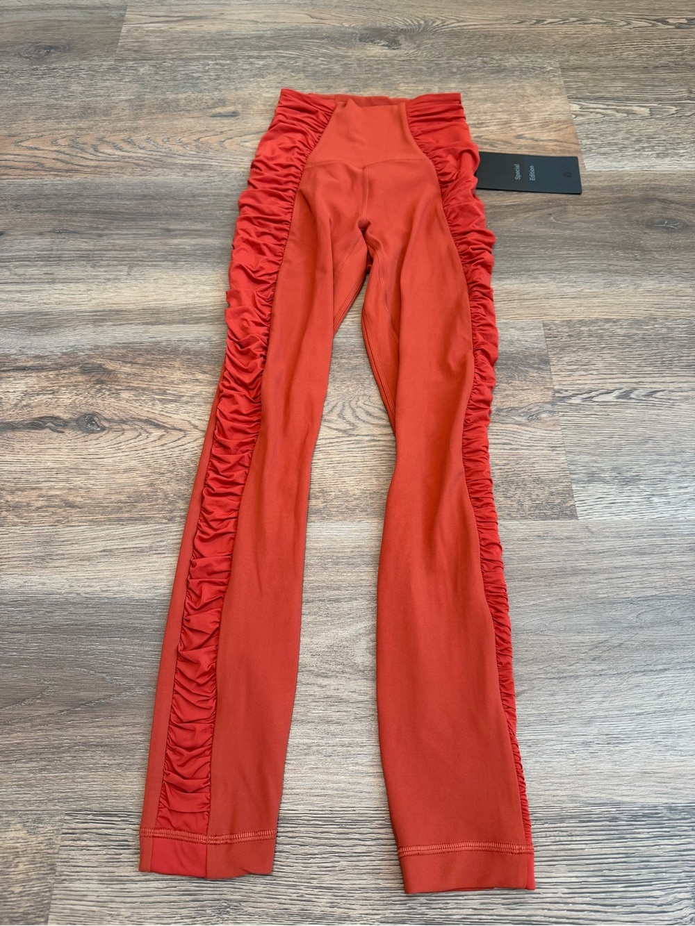 NWT Lululemon Align High Rise Pant 25” Ruched Special Edition Cayenne Size 2